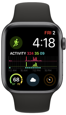 A screenshot of Michael L's Apple Watch.