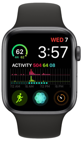 A screenshot of Michael A's Apple Watch.