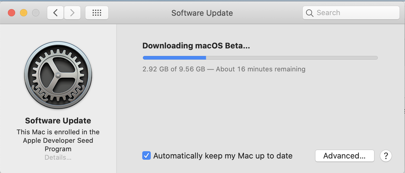 Screenshot of macOS Big Sur installation window
