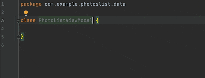 A gif showing the speed of auto-complete suggestions in Android Studio when specifying a subclass, and subsequently, the auto-import that appears upon accepting the suggestion.